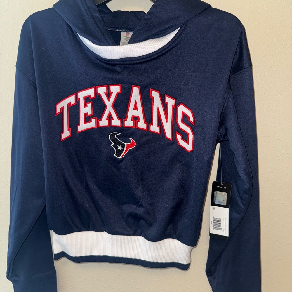 NFL Texans Navy and Red Hoodie